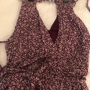 Floral cotton jumpsuit